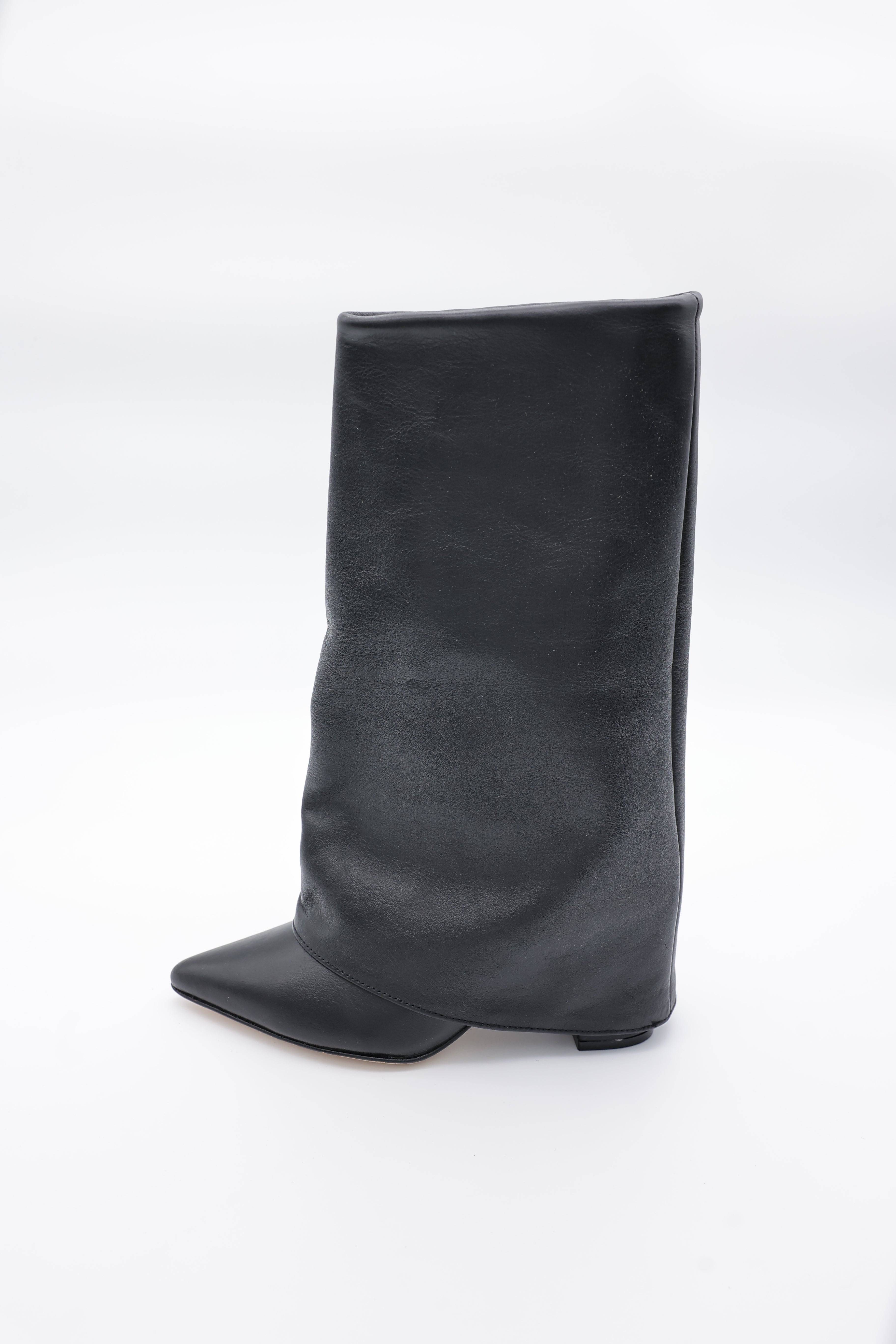 Midi Bell Boot Negra