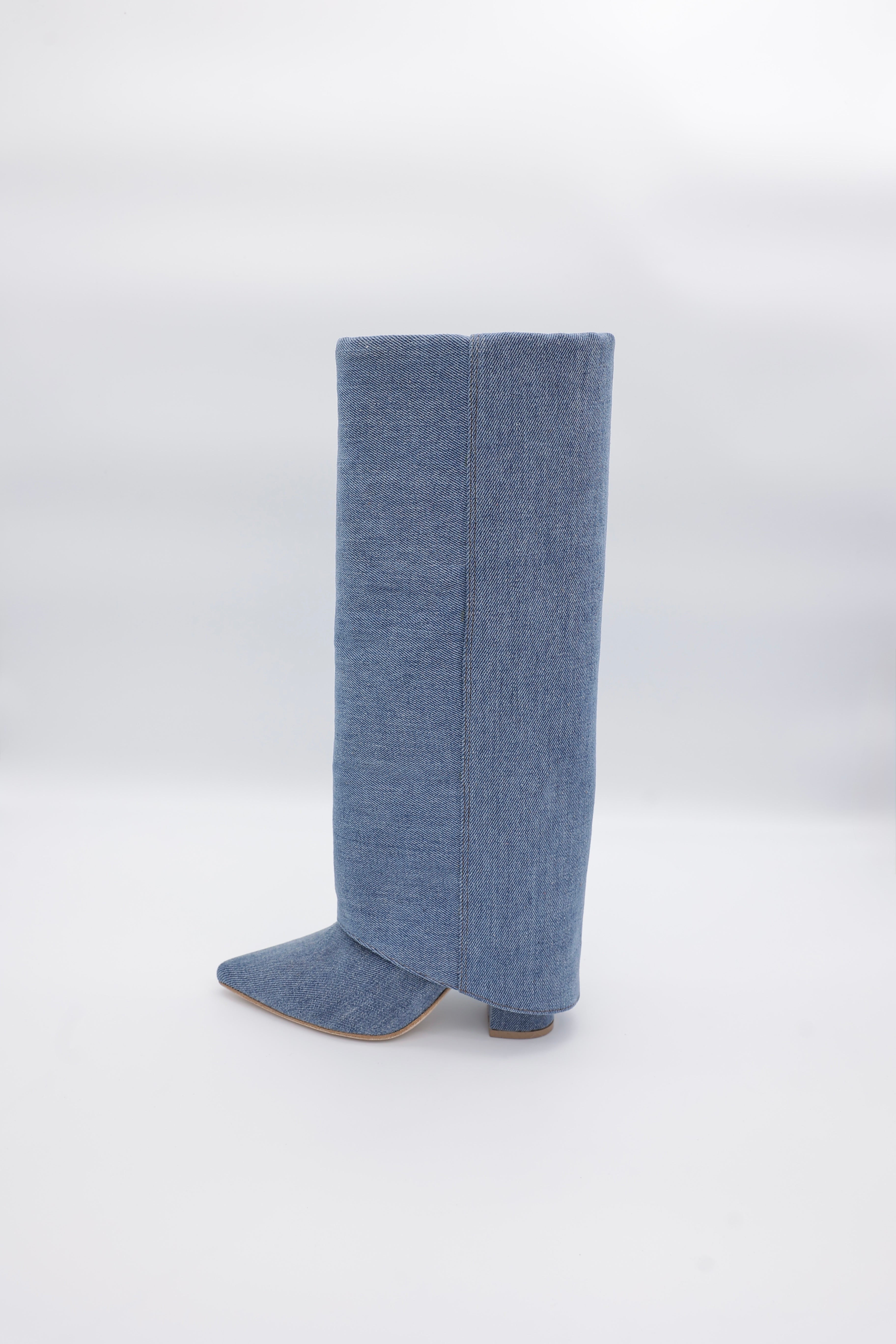 High Bell Boot — Mezclilla
