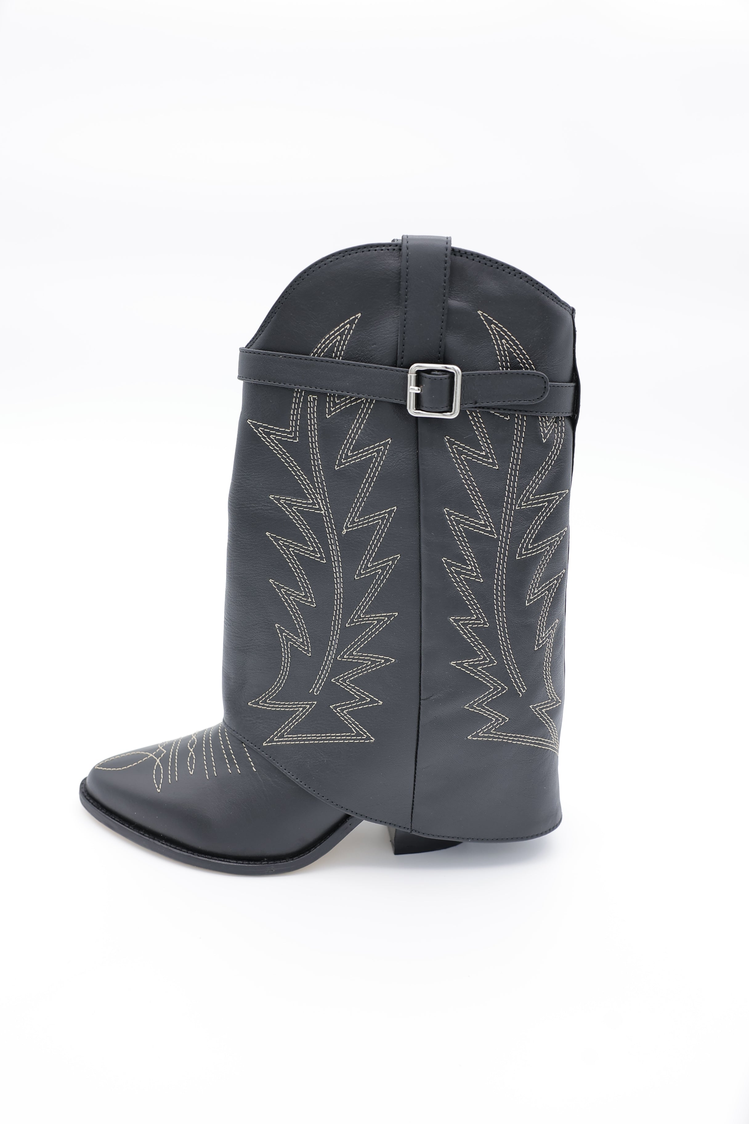Classy Cowboy Boot — Negro