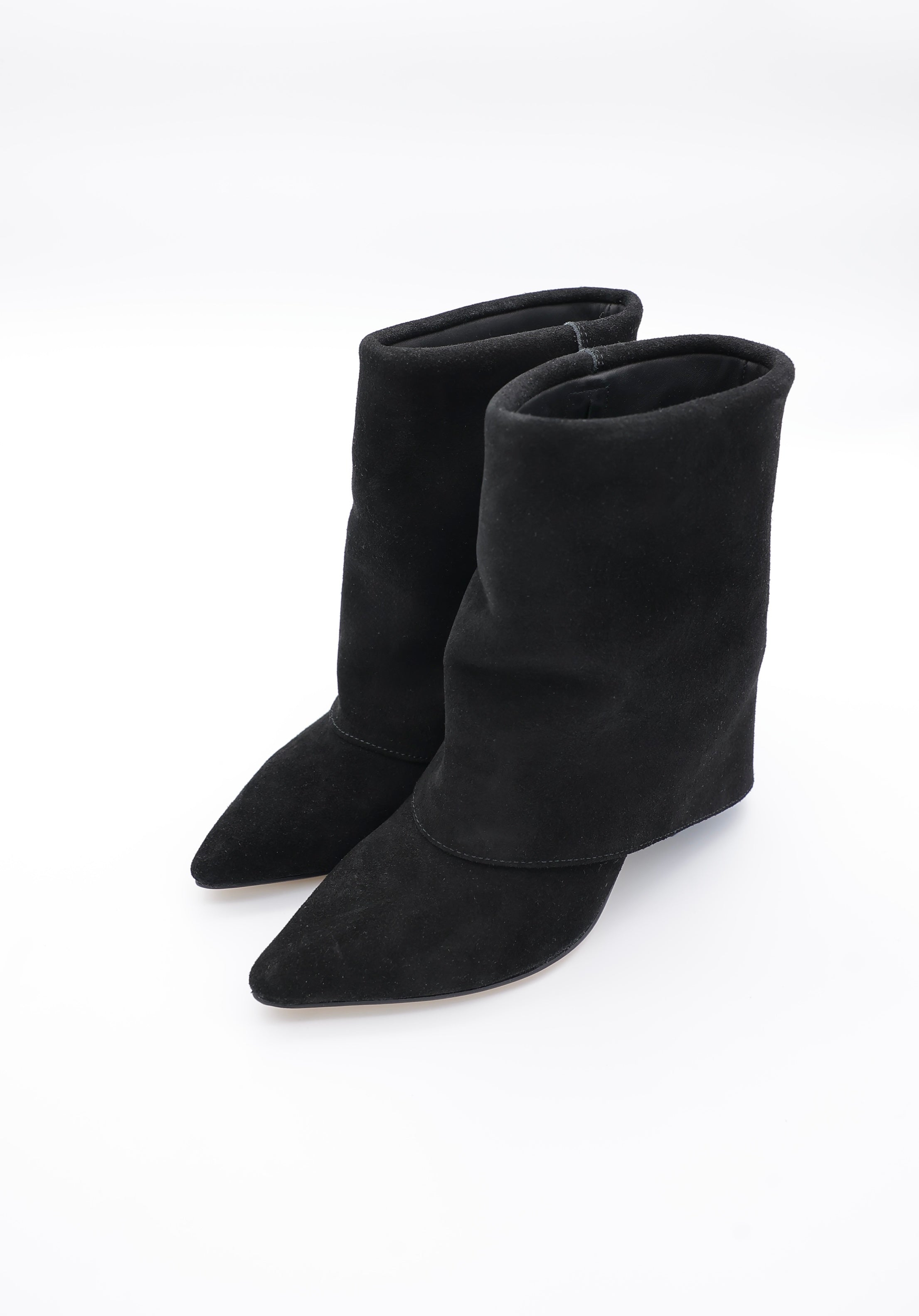 LOW BELL BOOTS - Negra de Gamuza