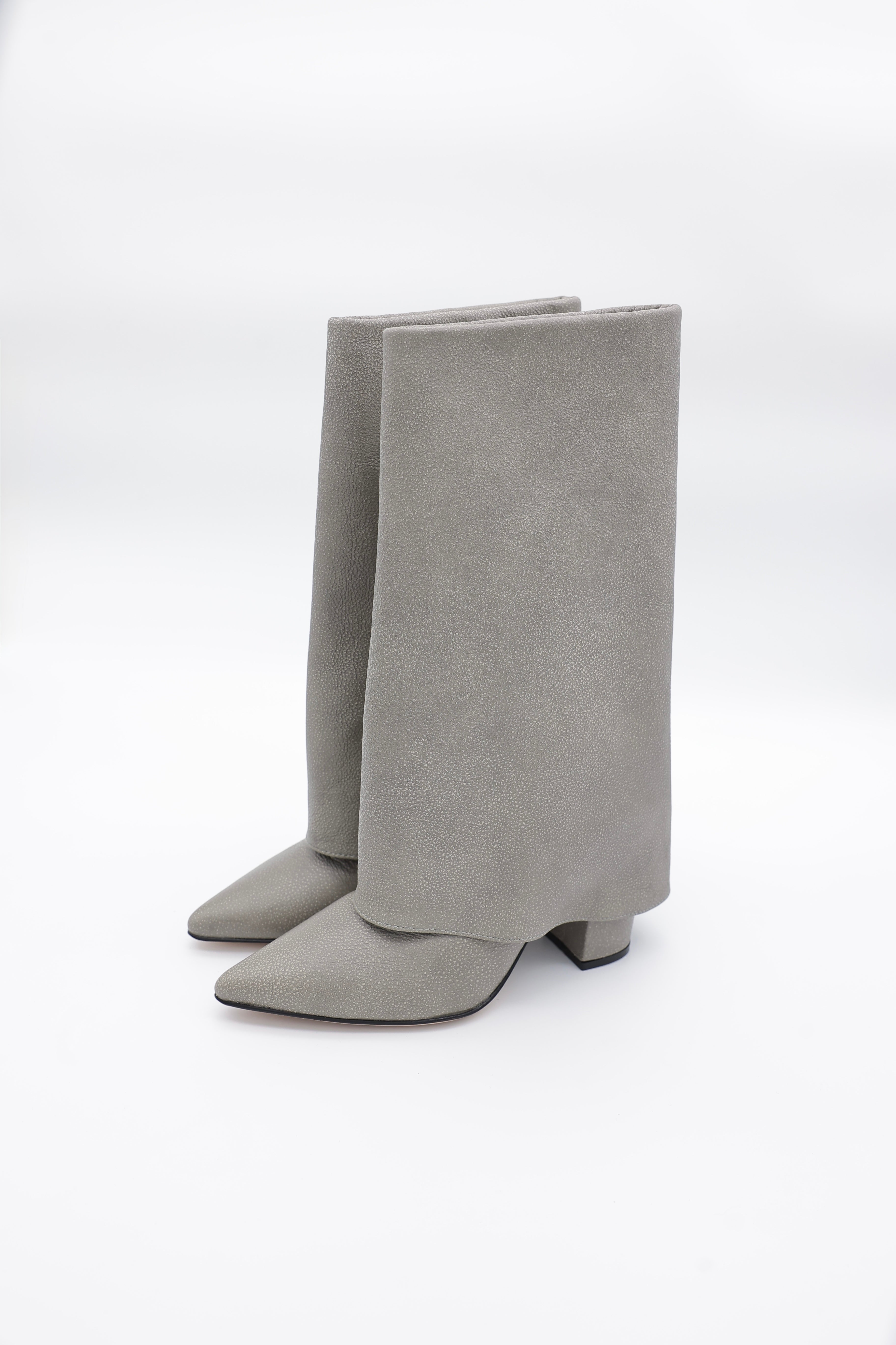 Midi Bell Boot Gris