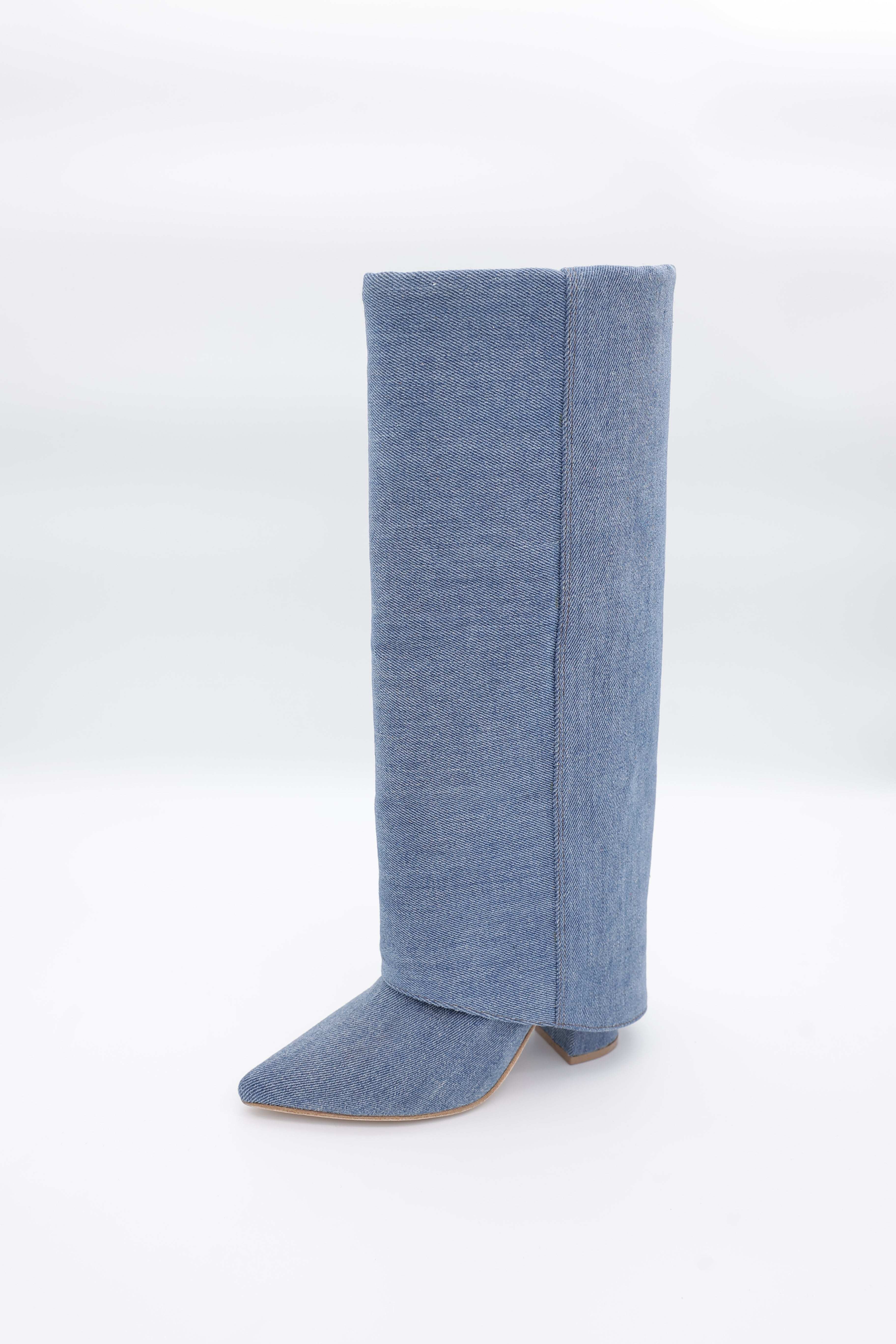 High Bell Boot — Mezclilla